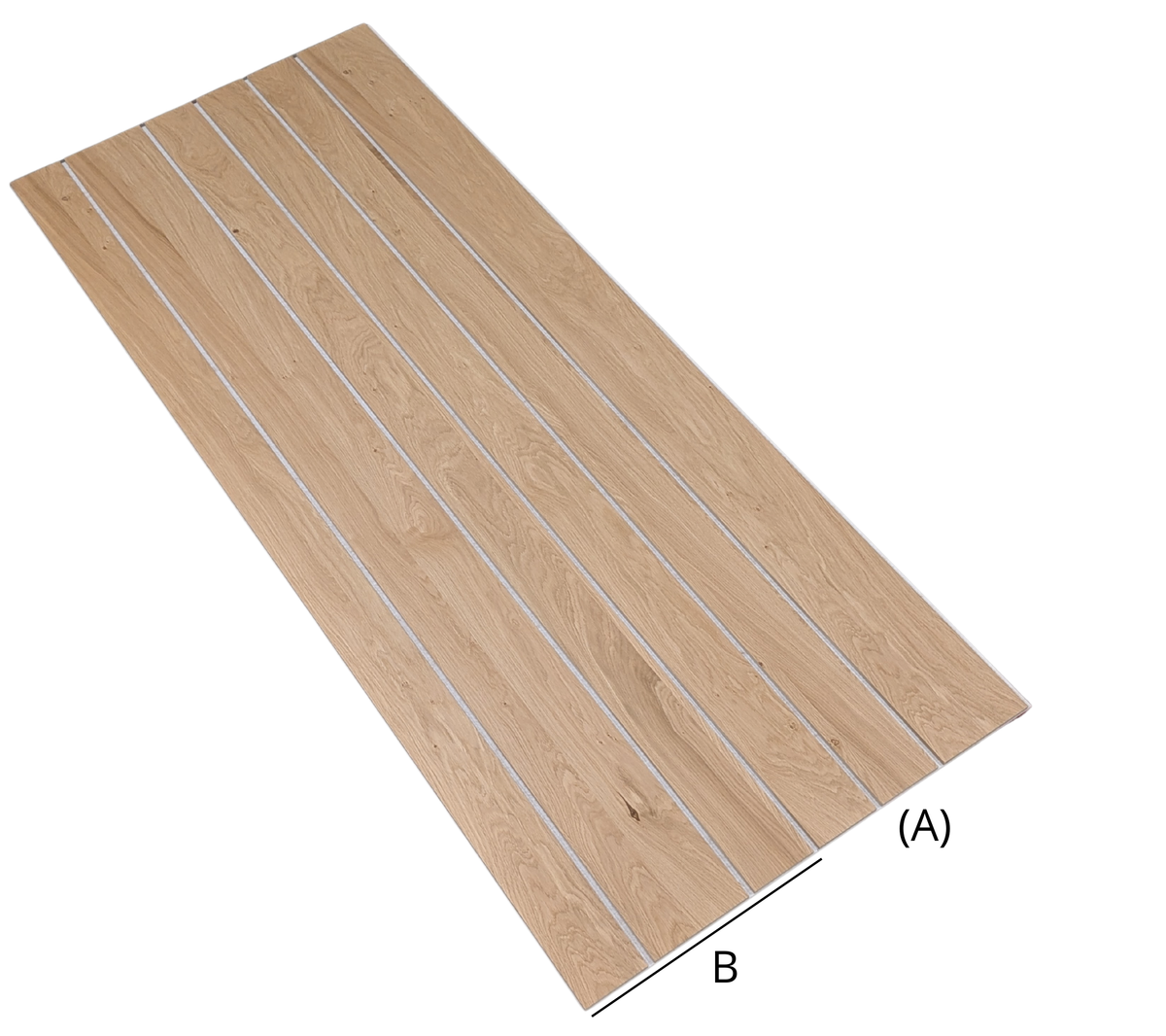 Panneau SIGNATURE chêne sur feutrine BEIGE modèle B | JUTO