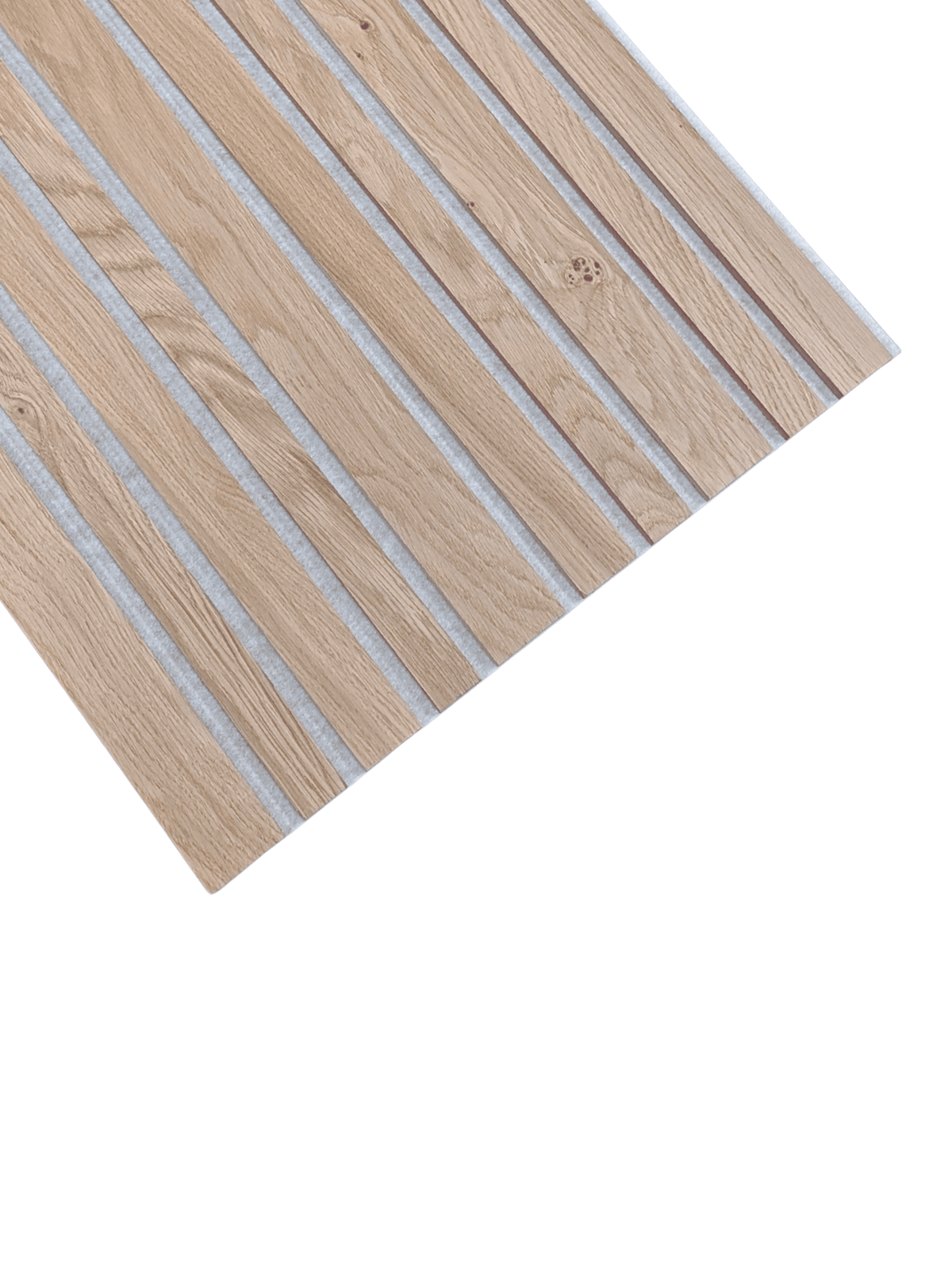 Panneau ASYMÉTRIX chêne sur feutrine BEIGE | JUTO - JUTO