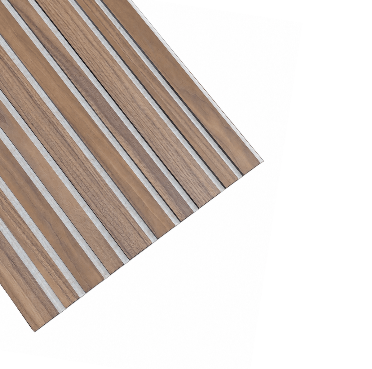 Panneau ASYMÉTRIX noyer sur feutrine BEIGE | JUTO - JUTO
